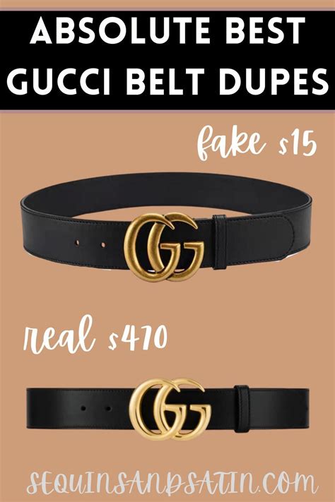 guccie belt dupe